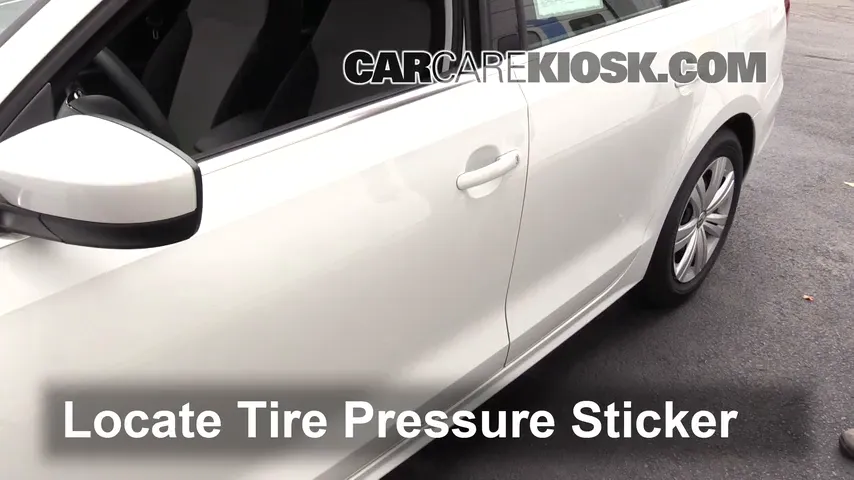 2017 Volkswagen Jetta S 1.4L 4 Cyl. Turbo Tires & Wheels Check Tire Pressure